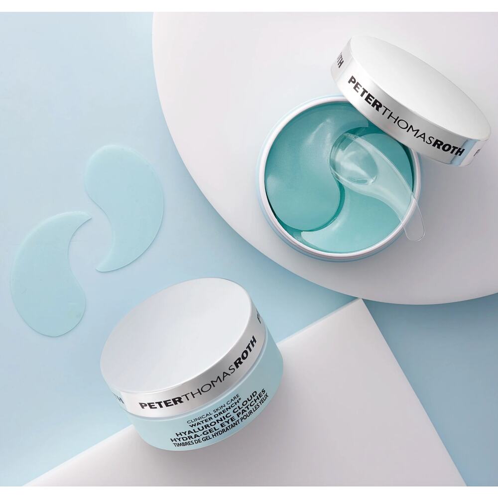 NEW Peter Thomas Roth Water Drench Hyaluronic Cloud Hydra-Gel Eye Patches